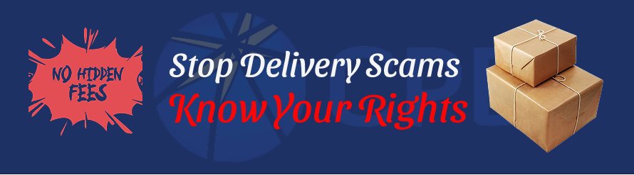 Consumer Protection Bureau UK alert on delivery scams and extortion threats